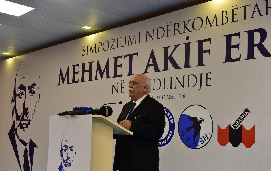 Bakan Avcı, Arnavutluk’ta Mehmet Akif Ersoy Uluslararası Sempozyumu´na katıldı