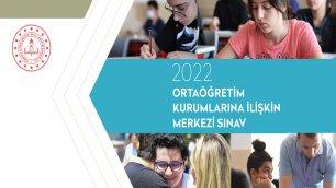 20 - 2022 Ortaöğretim Kurumlarına İlişkin Merkezi Sınav Raporu